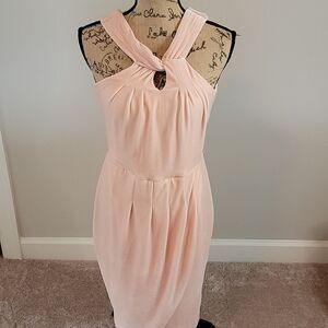 Cupcakes & Cashmere Faux Wrap Velvet Dress